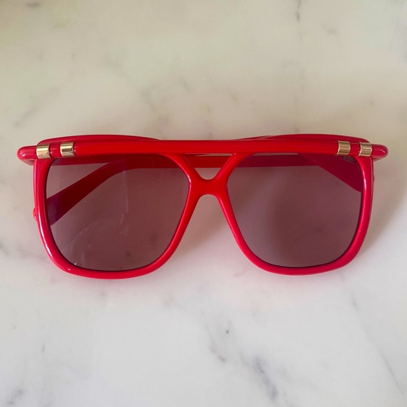 Zimmermann Accessories - ZIMMERMANN
Stellify Acetate Aviator Sunglasses In Cherry